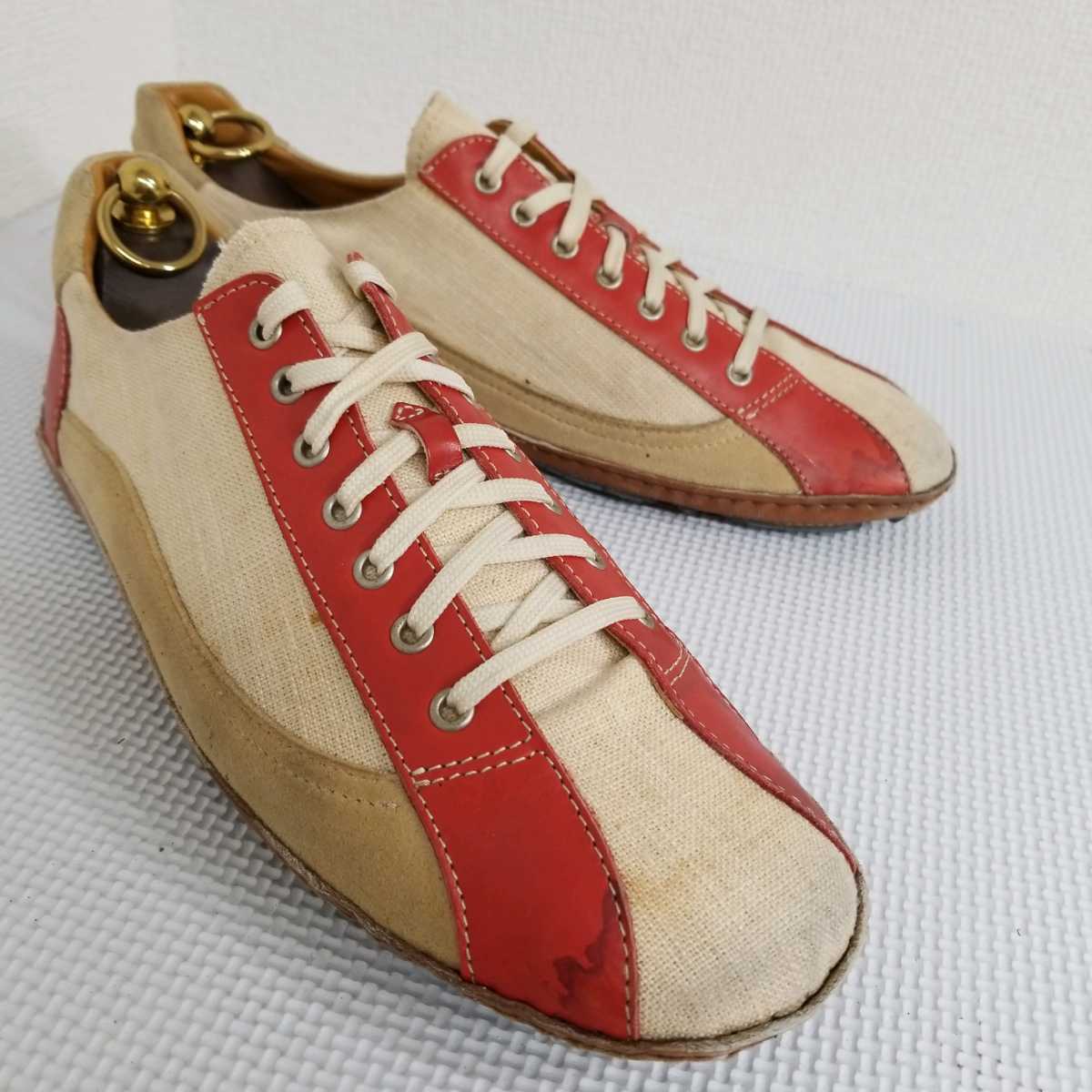 イタリア製 Regal リーガル キャンバス レザー スニーカー シューズ メンズ 紳士靴 サイズ42 26 5cm 人気モデル 履き心地良 の落札情報詳細 ヤフオク落札価格情報 オークフリー スマートフォン版