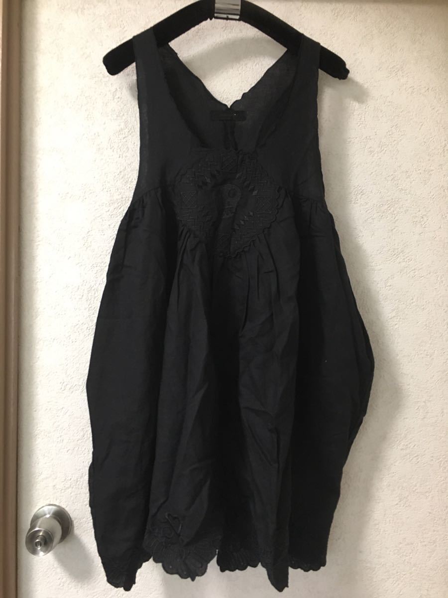 ジーナシス Jeanasis ドクロ ワンピース 綿麻 黒 の落札情報詳細 ヤフオク落札価格情報 オークフリー スマートフォン版