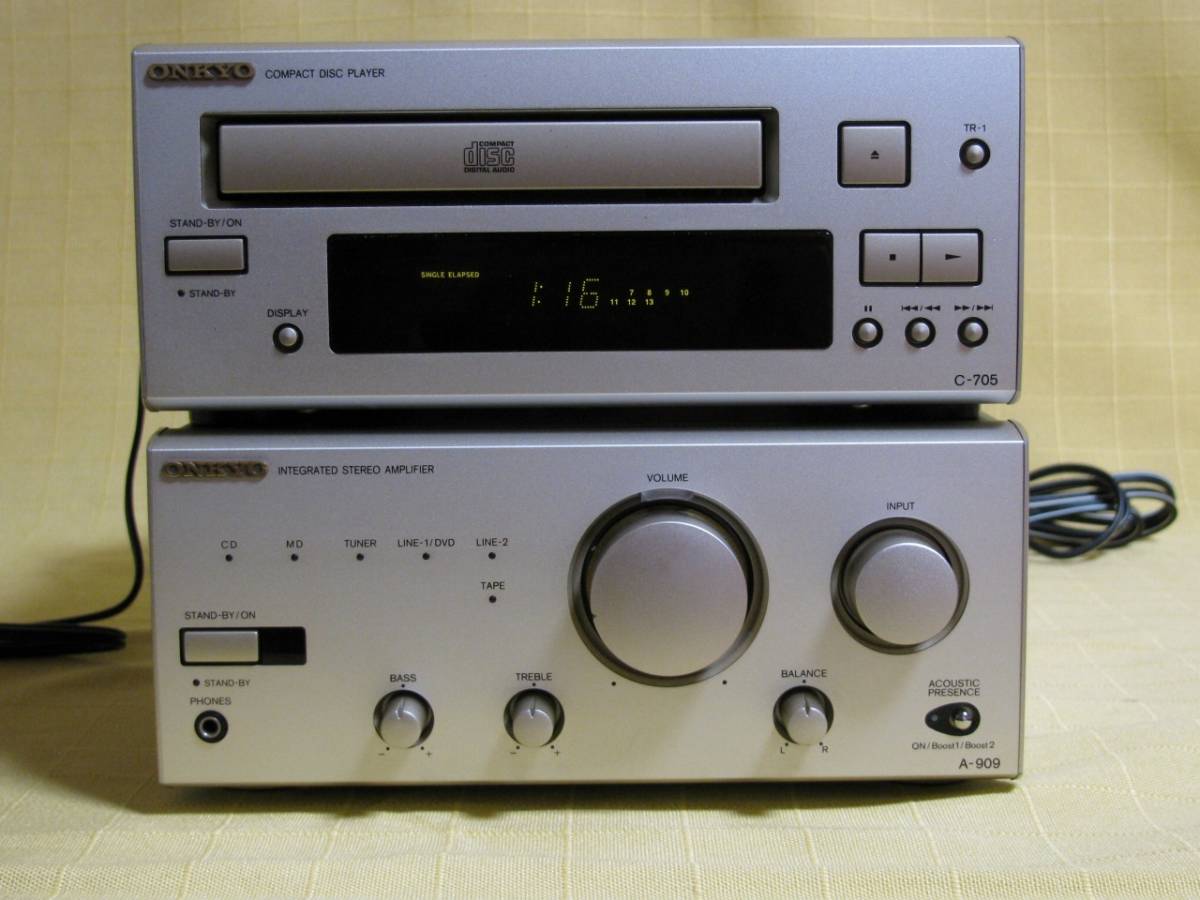 ONKYO プリメインアンプ + サラウンドプロセッサー セット
