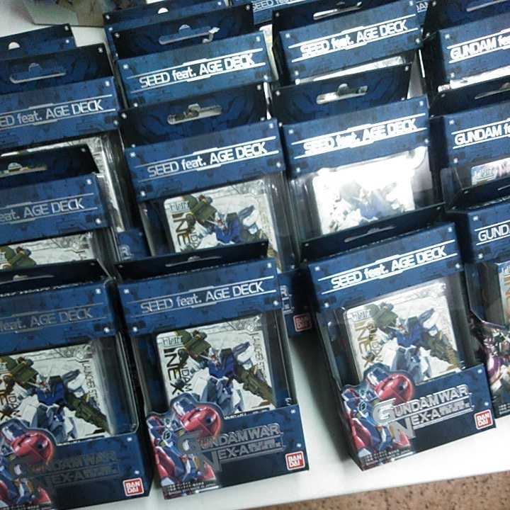 ガンダムウォーネグザ 構築済みデッキ Gundam Feat Age Deck 12個ずつの合計24個セット の落札情報詳細 ヤフオク落札価格情報 オークフリー スマートフォン版