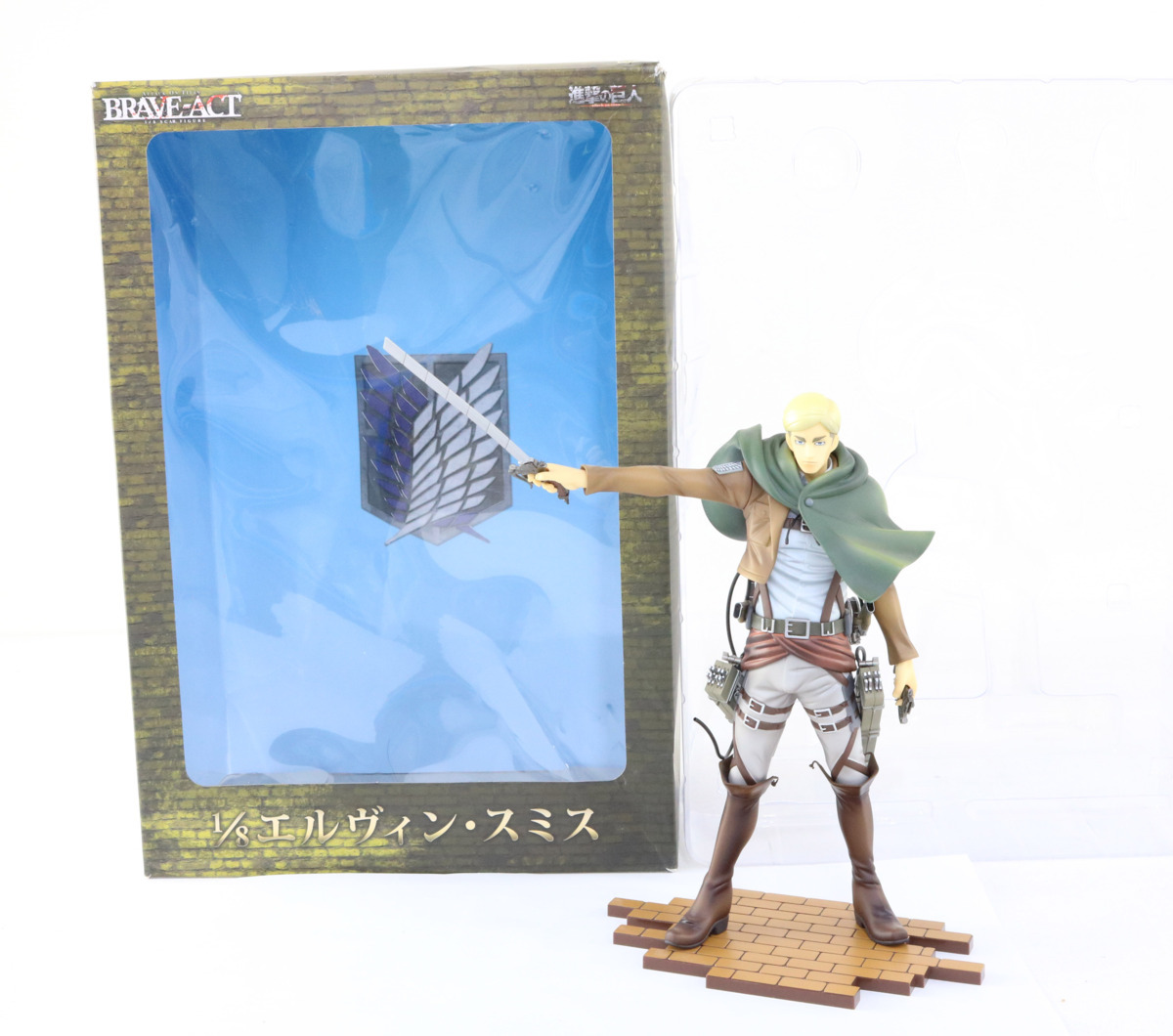中古品】千値練 BRAVE-ACT 1/8スケール 進撃の巨人 エルヴィン