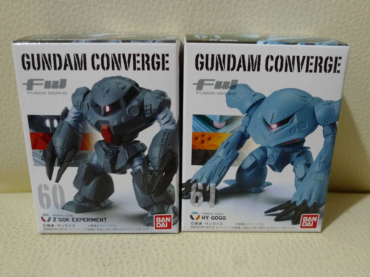 ☆ガンダムコンバージ ジオング シャア専用ザクII グフ ゴック