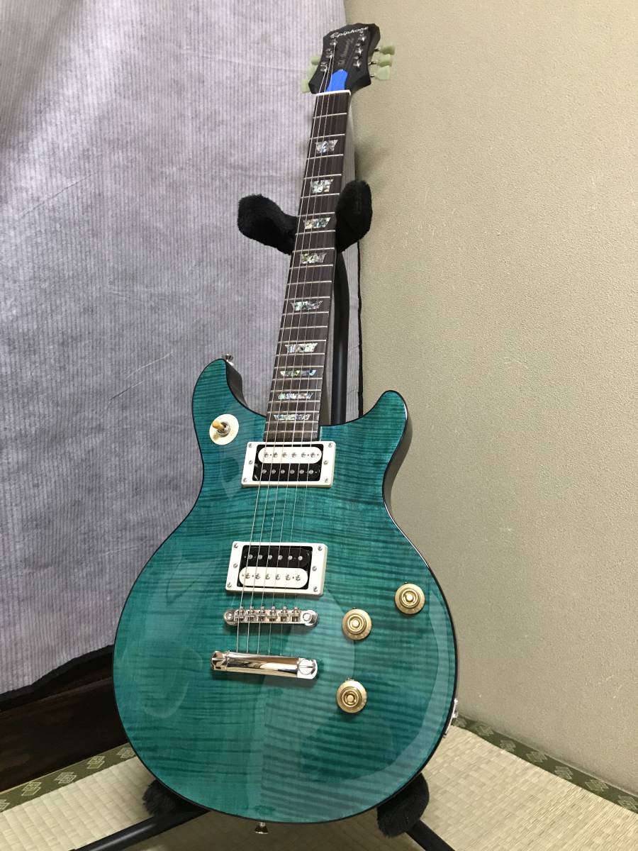 EPIPHONE 松本孝弘 シグネチャーモデル アクアブルー （美品】Epiphone  