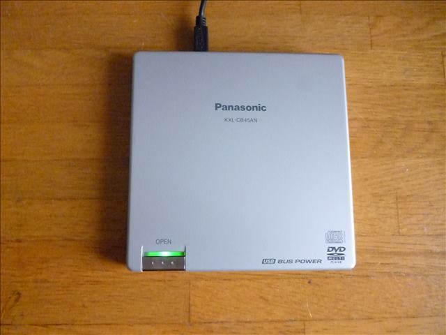 パナソニック KXL-CB45AN ポータブルDVD-ROM&CD-R/RWドライブ