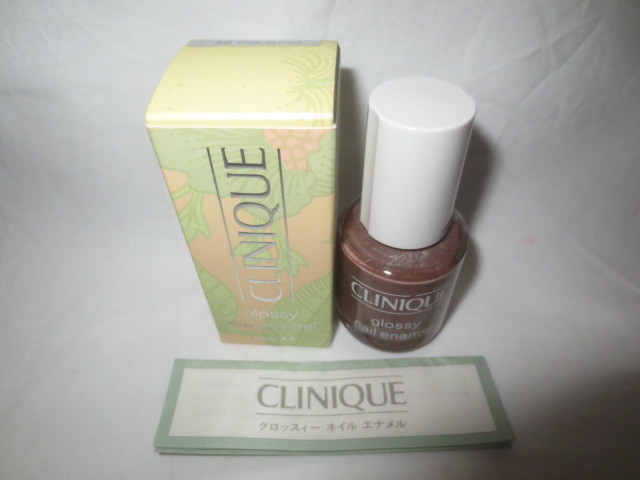 新品 未使用 クリニーク ｃｌｉｎｉｑｕｅ グロッスィー ネイルエナメル １５ｍ ３９ ピンクスプラッシュ の落札情報詳細 ヤフオク落札価格情報 オークフリー スマートフォン版