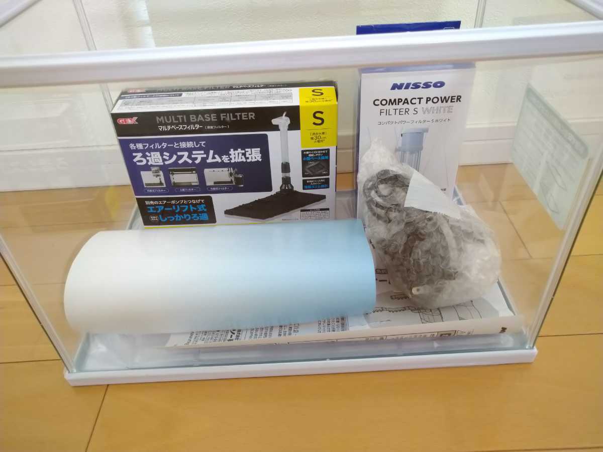 Nisso 未使用多数 ホワイトアクア400 水槽 フィルター２個セット コンパクトパワーフィルターs マルチベースフィルター 水中モーター他 の落札情報詳細 ヤフオク落札価格情報 オークフリー スマートフォン版