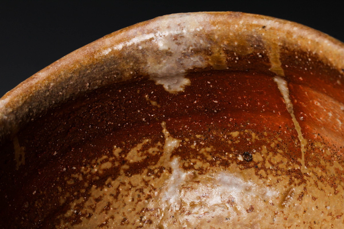 佳香】人間国宝 伊勢崎淳 備前茶碗 共箱 共布 栞 茶道具 本物保証の ...