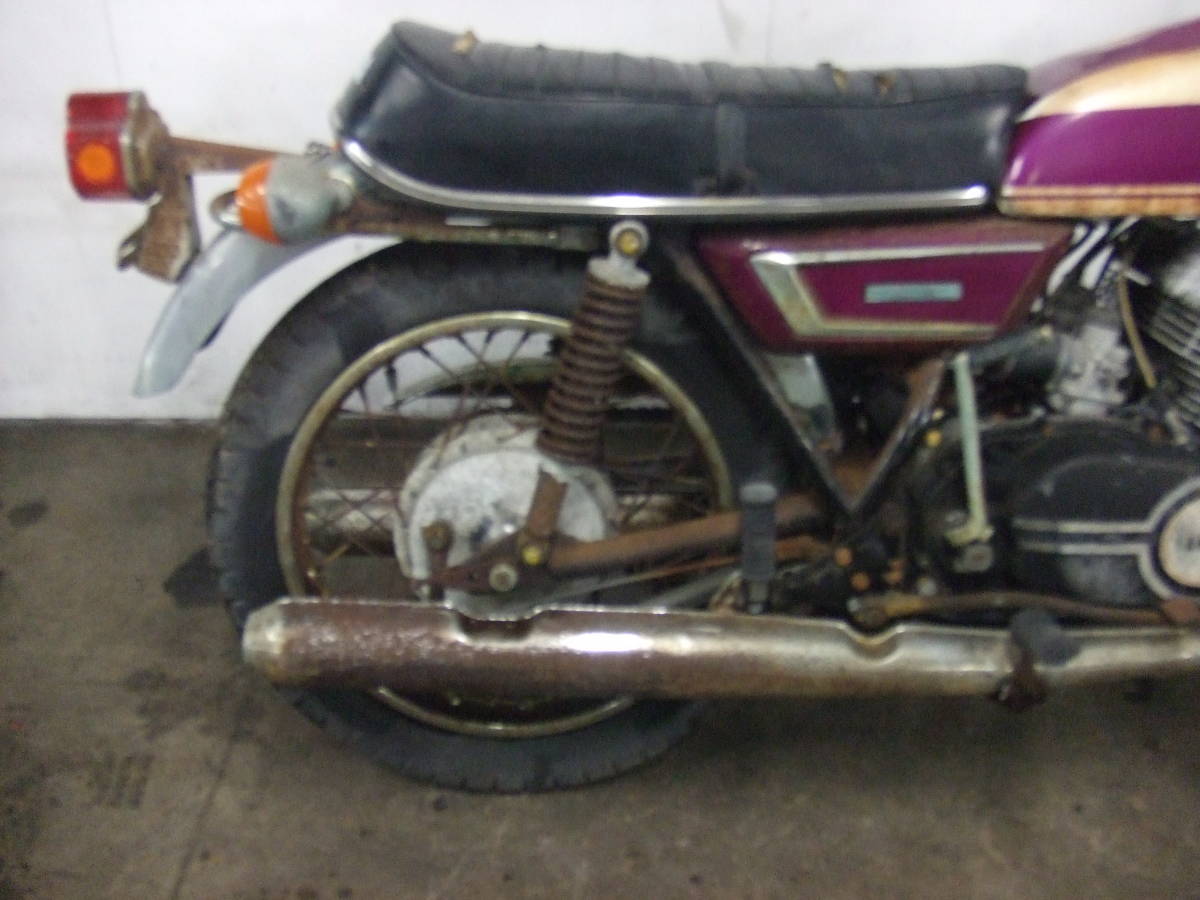 ヤマハ RD250 現状車 丸車 エンジン 351（多分 350ccエンジン）