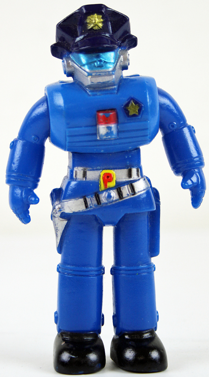 ロボットはっちゃんロボット8ちゃん　エバポリス　ヤキソーラー　ソフビ　ビクトラー ◇中古品◇ソフビ人形 「エバポリス/EVAPOLICE」 ロボットはっちゃん