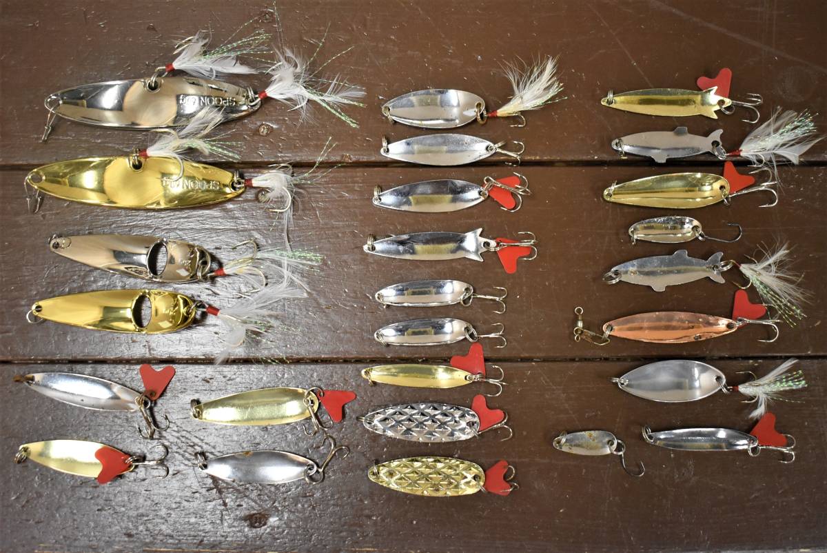 売り切り品 スプーン 3g 60g 大量セット まとめ売り バス トラウト シーバス 青物 ロックフィッシュ 等に の落札情報詳細 ヤフオク落札価格情報 オークフリー スマートフォン版