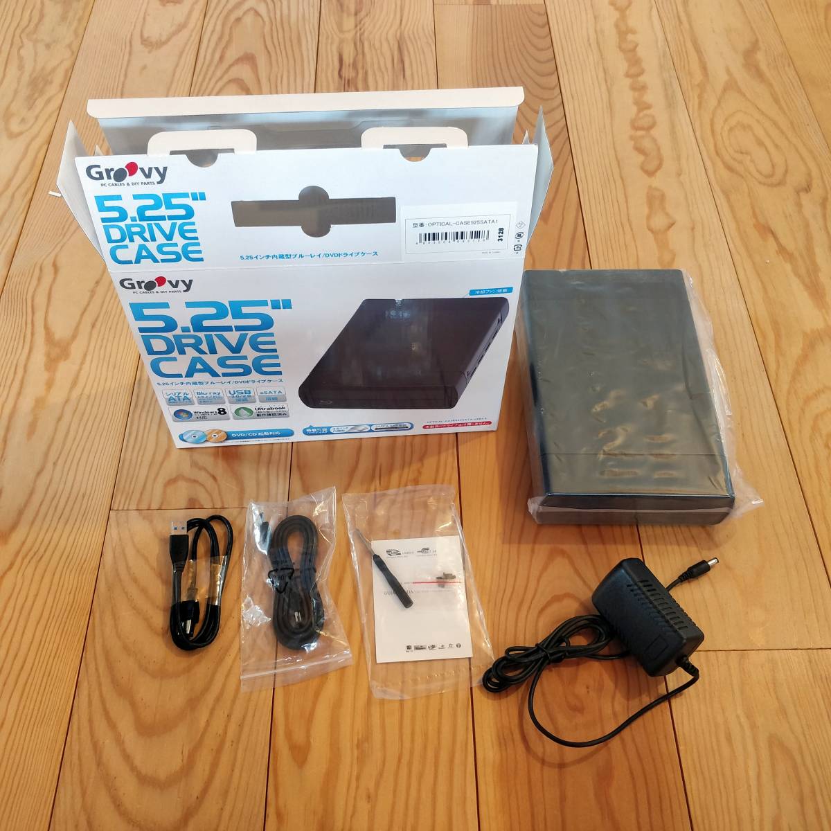 新品 新品 未使用 外付け5インチ 光学ドライブケース Optical Case525sat Usb3 0 Groovy グルービー の落札情報詳細 ヤフオク落札価格情報 オークフリー スマートフォン版