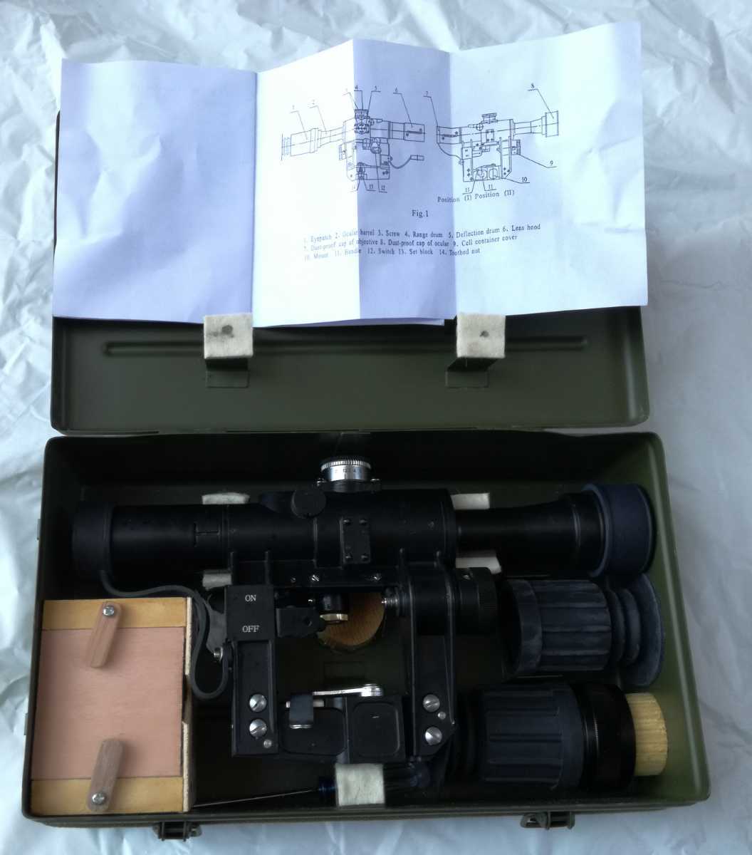 ノリンコ 製 Pso 1 ドラグノフ Svd スコープ 79式狙撃歩槍 中国北方工業公司 の落札情報詳細 ヤフオク落札価格情報 オークフリー スマートフォン版