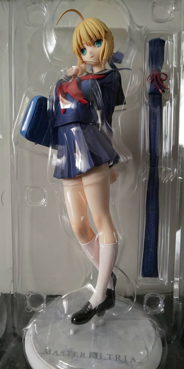 マスターアルトリア 1/7 セイバー制服フィギュア [アルター]の落札情報