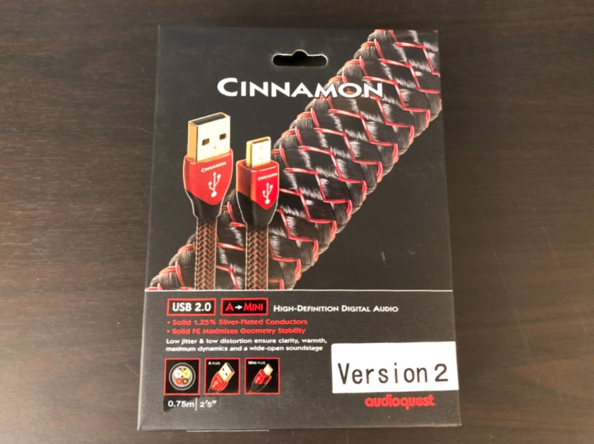 ★オーディオクエストLANケーブルRJ2 CINNAMON/0.75m極美品！★ audioquest - RJ2 CINNAMON/0.75m《RJ2/CIN/0.75M》（オーディオ