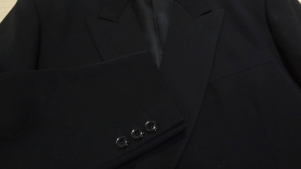 大処分セール 美品163cmw74cm Bigvisionビッグビジョン 春夏物美シルエット 上質ダブルフォーマルスーツ 黒ブラック 冠婚葬祭礼服喪服 の落札情報詳細 ヤフオク落札価格情報 オークフリー スマートフォン版