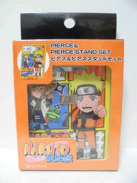 新品 Naruto ナルト 疾風伝 ピアス 3個 ピアススタンドセット 額当て クナイ がま口 の落札情報詳細 ヤフオク落札価格情報 オークフリー スマートフォン版