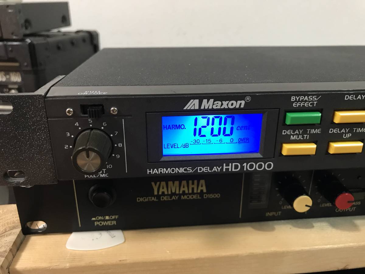 Maxon HD1501 HARMONICS / DELAY 高中・布袋サウンド