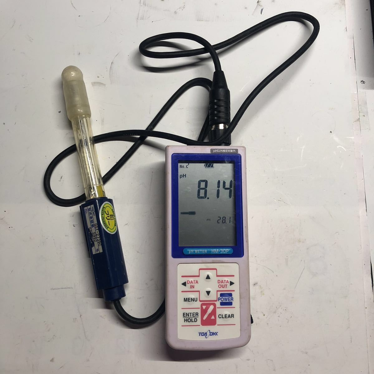 HM-17MX pHメーター ジャンク品 HM-17MX pHメーター ジャンク品