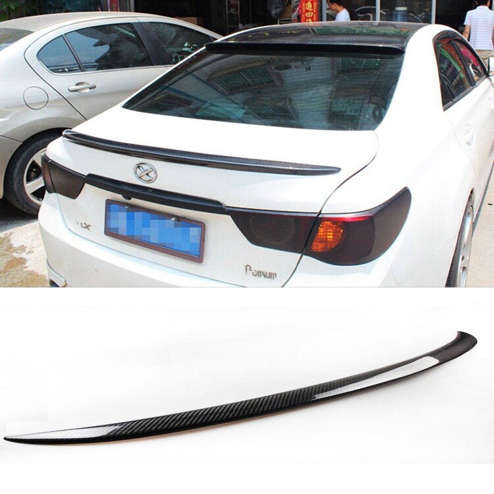 新品 高品質 Grx130 Grx133 マークx カーボントランクスポイラー リアスポイラー G S Gr Sport ブラック 外装 貼付タイプ カスタム パーツ の落札情報詳細 ヤフオク落札価格情報 オークフリー スマートフォン版