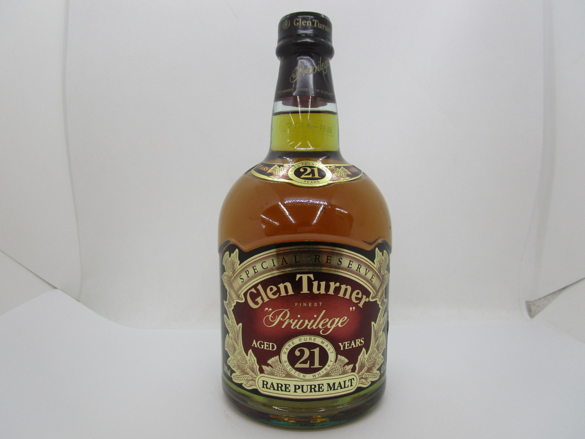 Glen Turner Privilege 21年ウイスキー Glen Turner 21-year-old - Privilege - Ratings and reviews