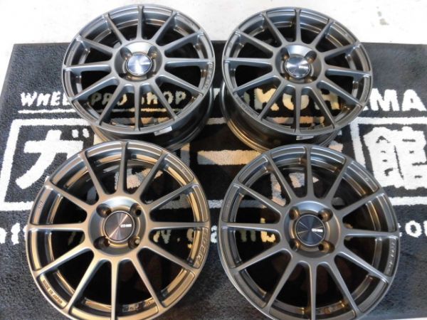 ◇状態良好!! エンケイ ENKEI PF03 15×6J+45 100/4H 75Φ ホイールのみ