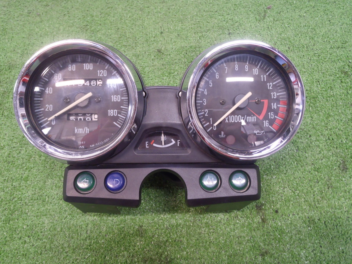 ［20006196］カワサキ ZRX-Ⅱ ZR400E スピードメーター タコメーター