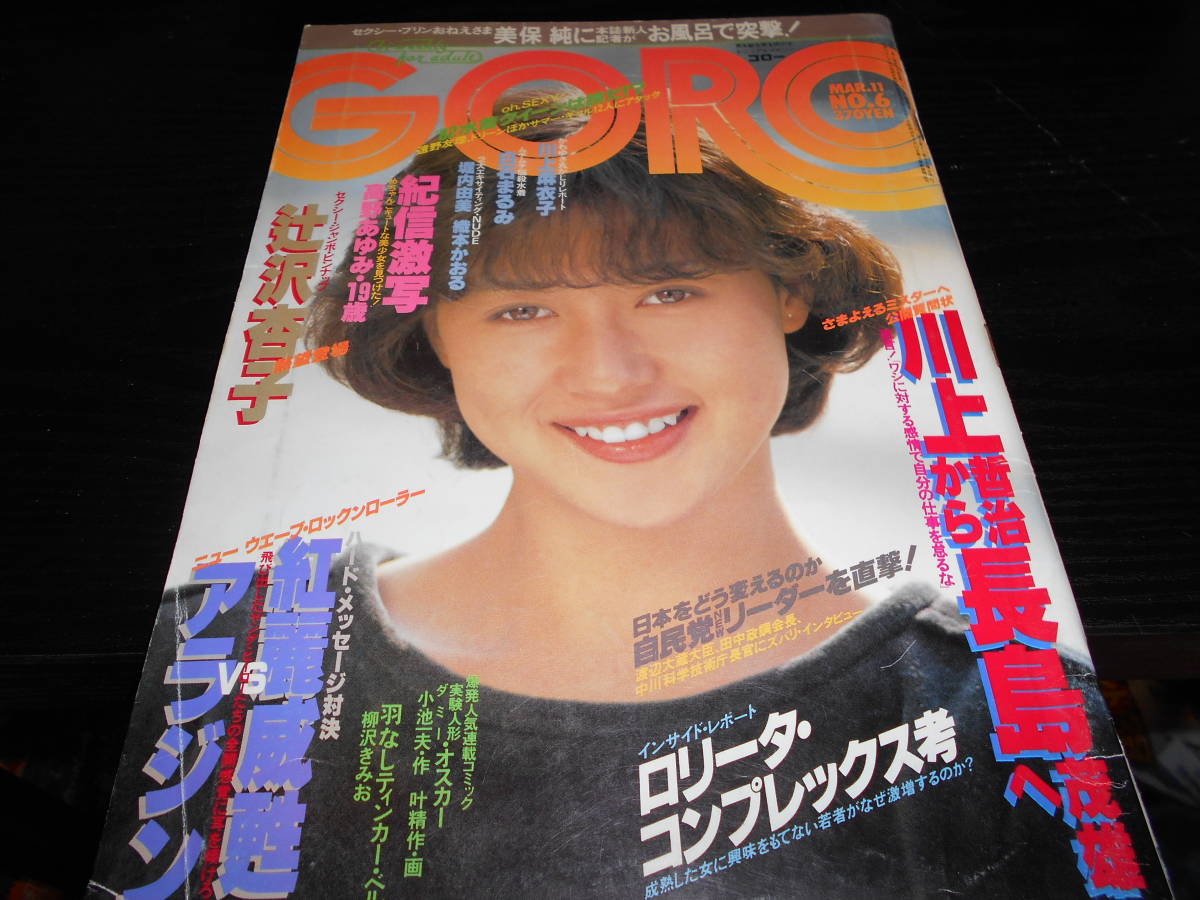 Goro 川上麻衣子 白石まるみ 辻沢杏子 高野あゆみ 昭和５７年３月 の落札情報詳細 ヤフオク落札価格情報 オークフリー スマートフォン版