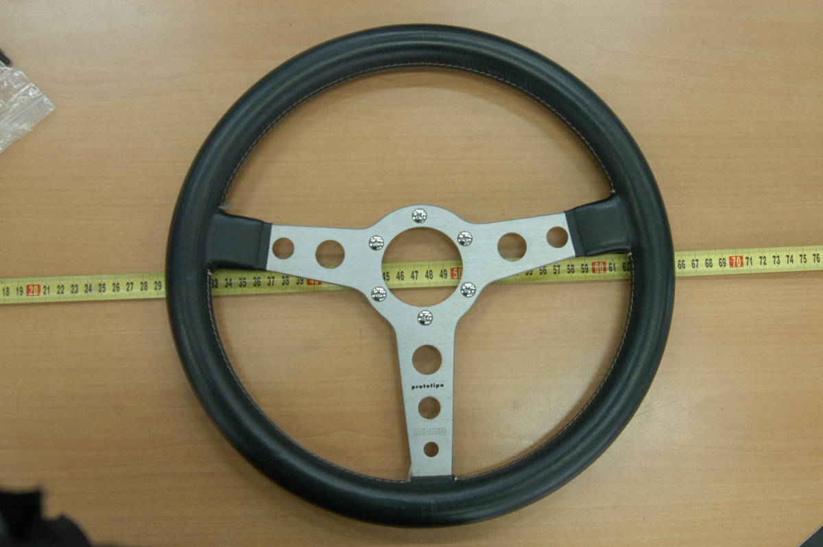 絶版 フラット MOMO プロトティーポ ステアリング 36Φ 旧車 空冷