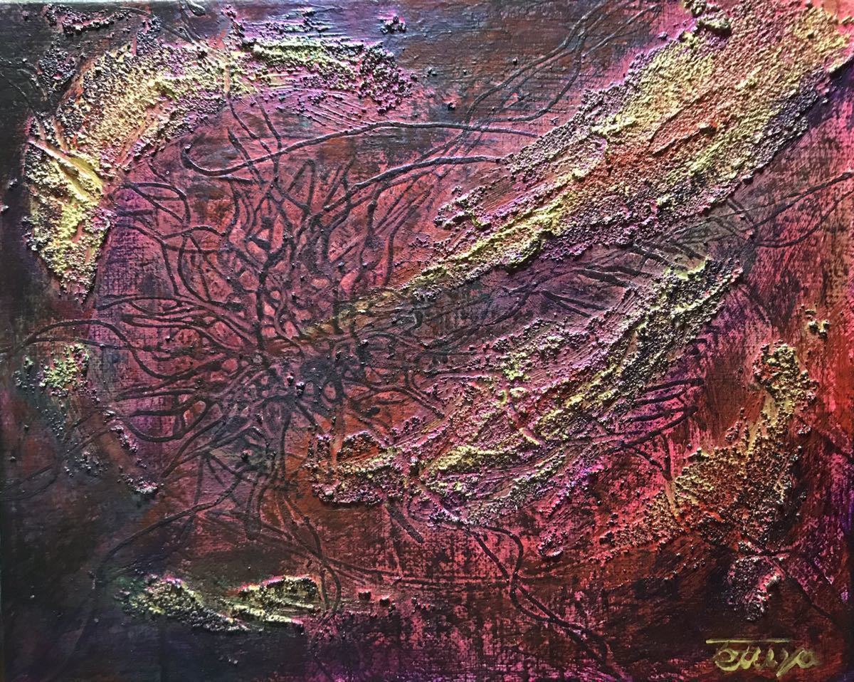 肉筆 mixed media 【抽象画】 【公式通販】
