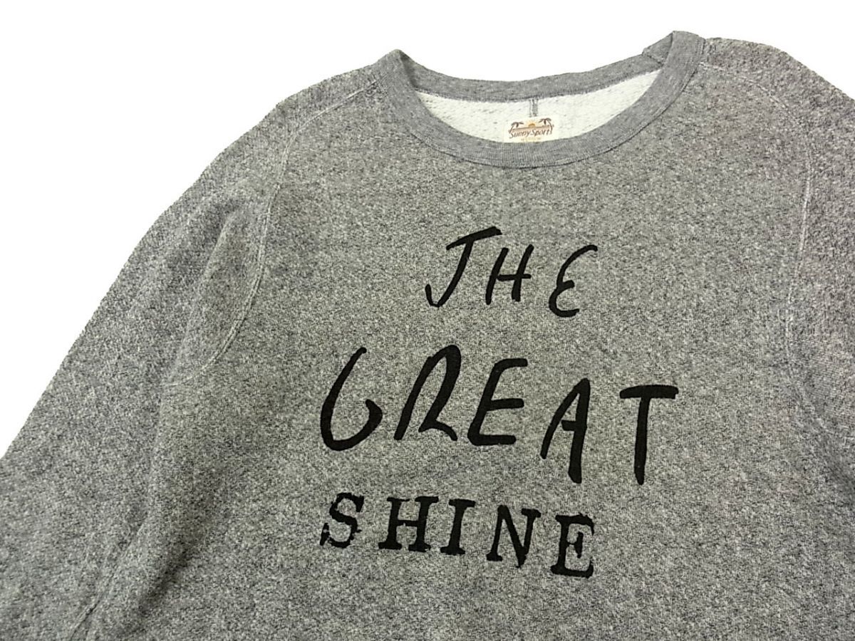 1円 サニースポーツ ロングトレーナー 英文字プリント メンズアウター アメカジ人気モデル Sunny Sports 杢調グレー の落札情報詳細 ヤフオク落札価格情報 オークフリー スマートフォン版