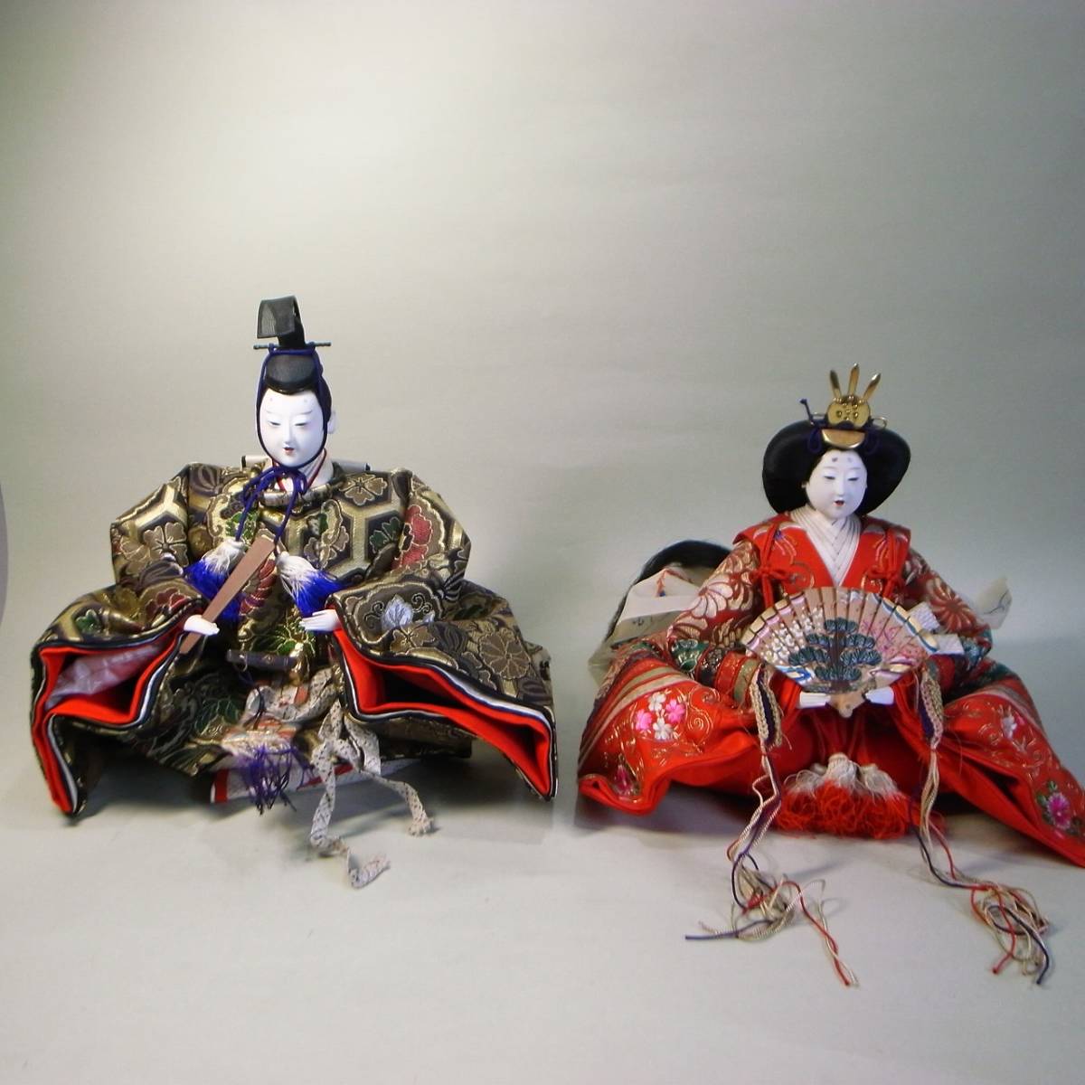 時代雛 お歯黒 お内裏様とお雛様 高さ約23cm 享保雛 古今雛 雛人形 の落札情報詳細 ヤフオク落札価格情報 オークフリー スマートフォン版