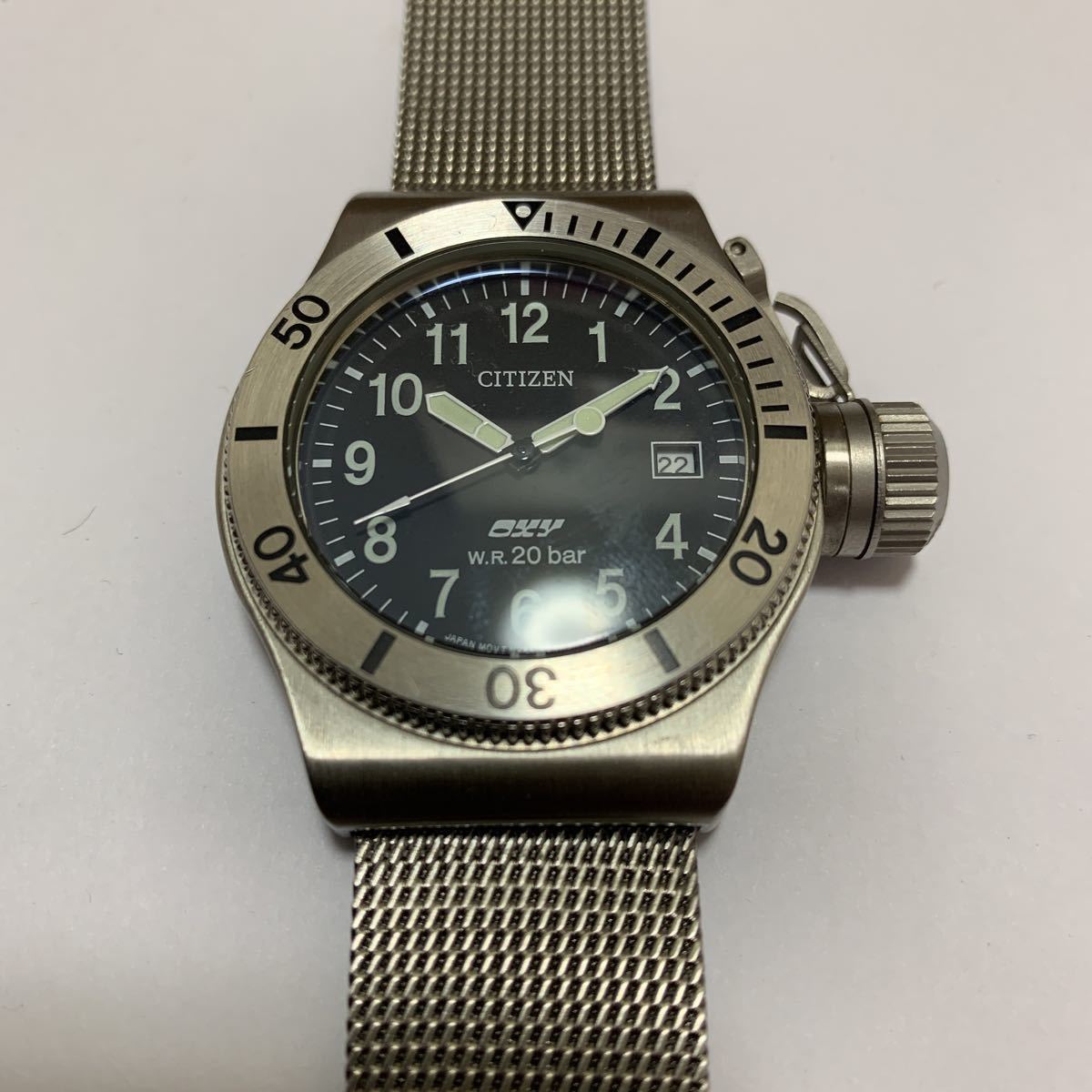 CITIZEN OXY ダイバー NHK 5518-S79824 CITIZEN OXY ダイバー NHKモデル 5518-S79824 非売品
