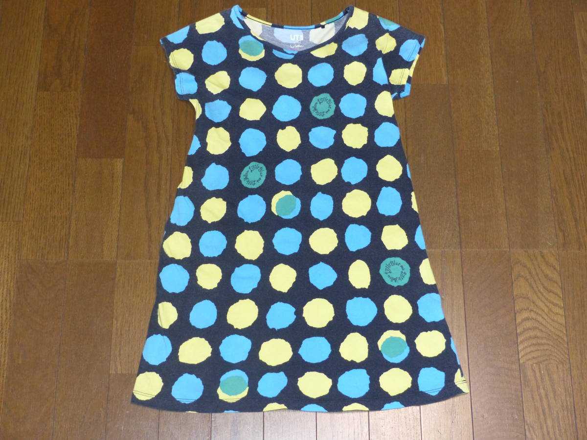 Uniqlo ユニクロ ワンピース Ut シリーズ ドット柄 水玉 送料１９８円 Used の落札情報詳細 ヤフオク落札価格情報 オークフリー スマートフォン版