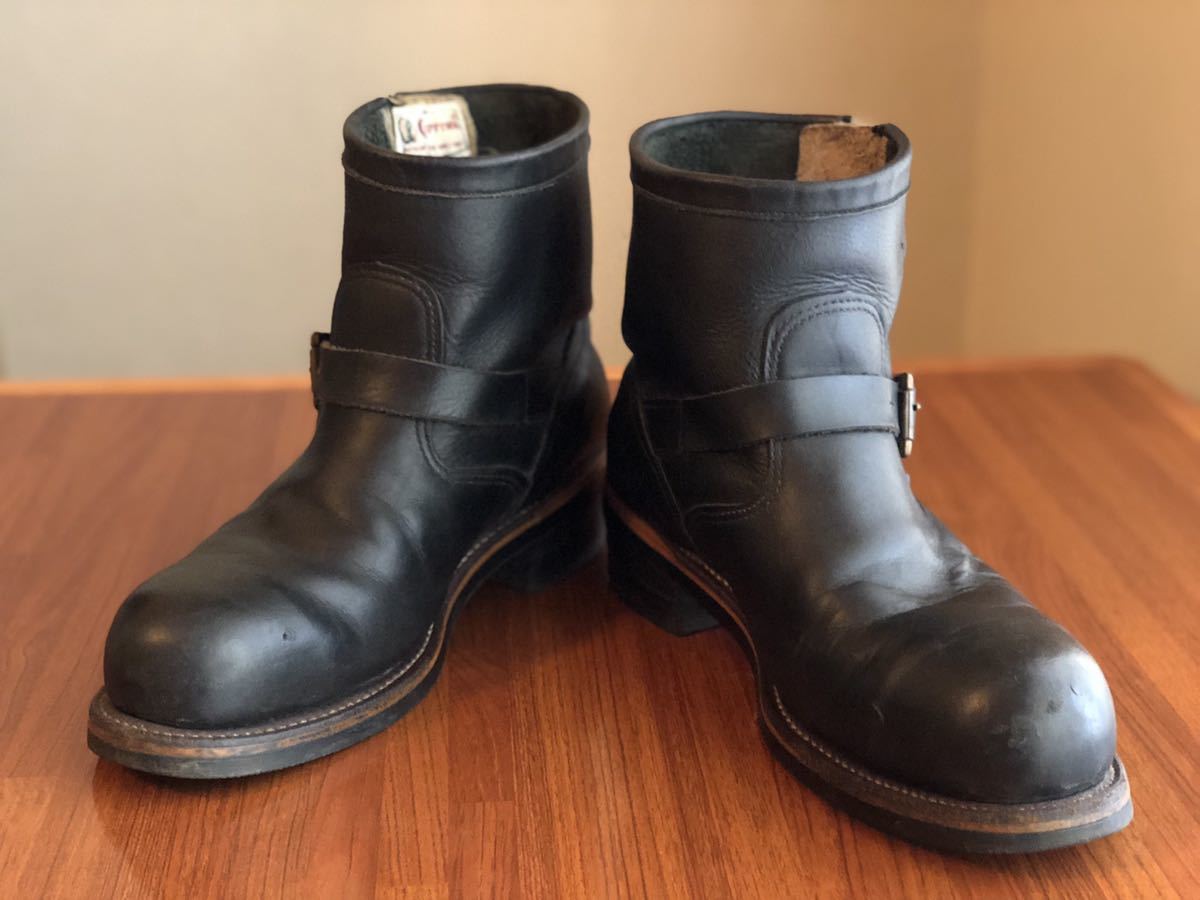 レア チペワ エンジニアブーツ ショート スチールカップ 9e Chippewa Vibram Oil Resisting 実用品 安全靴 靴底耐油 の落札情報詳細 ヤフオク落札価格情報 オークフリー スマートフォン版
