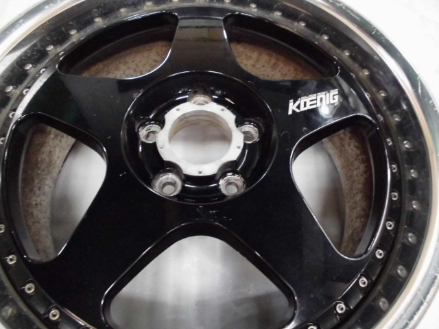 18インチ PCD114.3 5穴 SSR ケーニッヒ フルリバース
