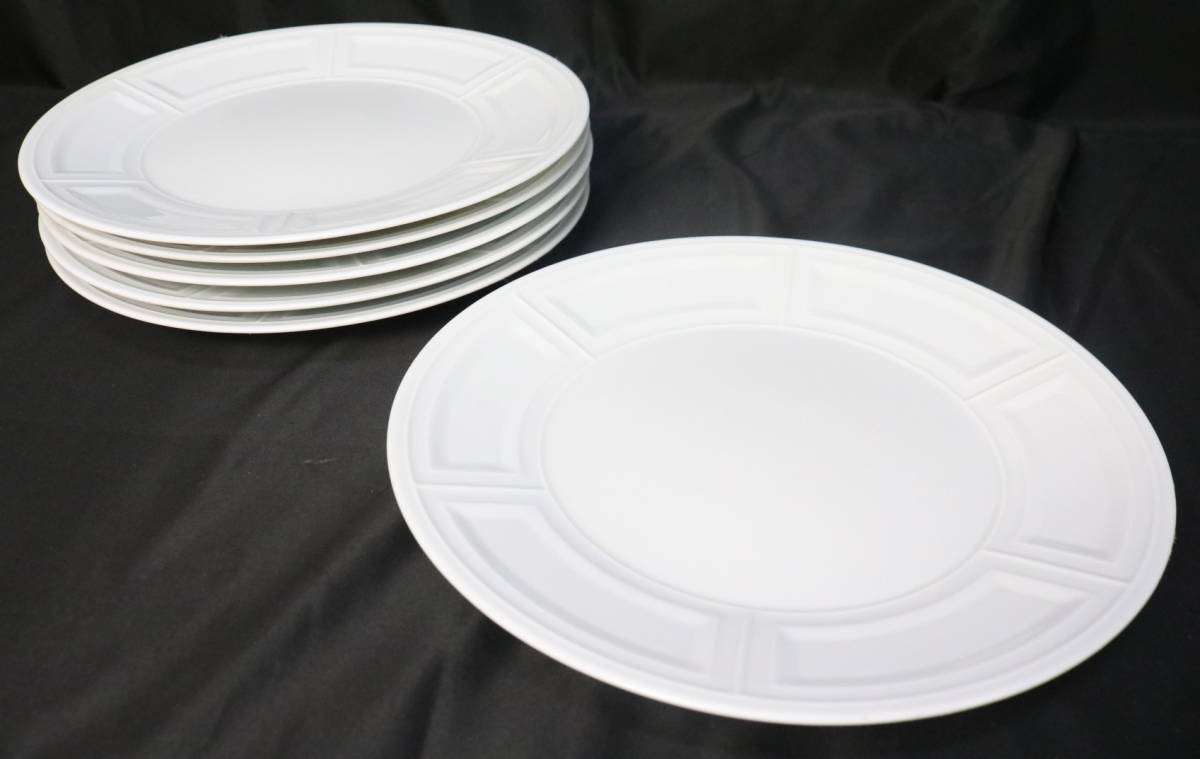 ベルナルドリモージュ焼Bernardaud Naxos Dinner Plate ◎BERNARDAUD LIMOGES FRANCE NAXOS ベルナルド リモージュ フランス