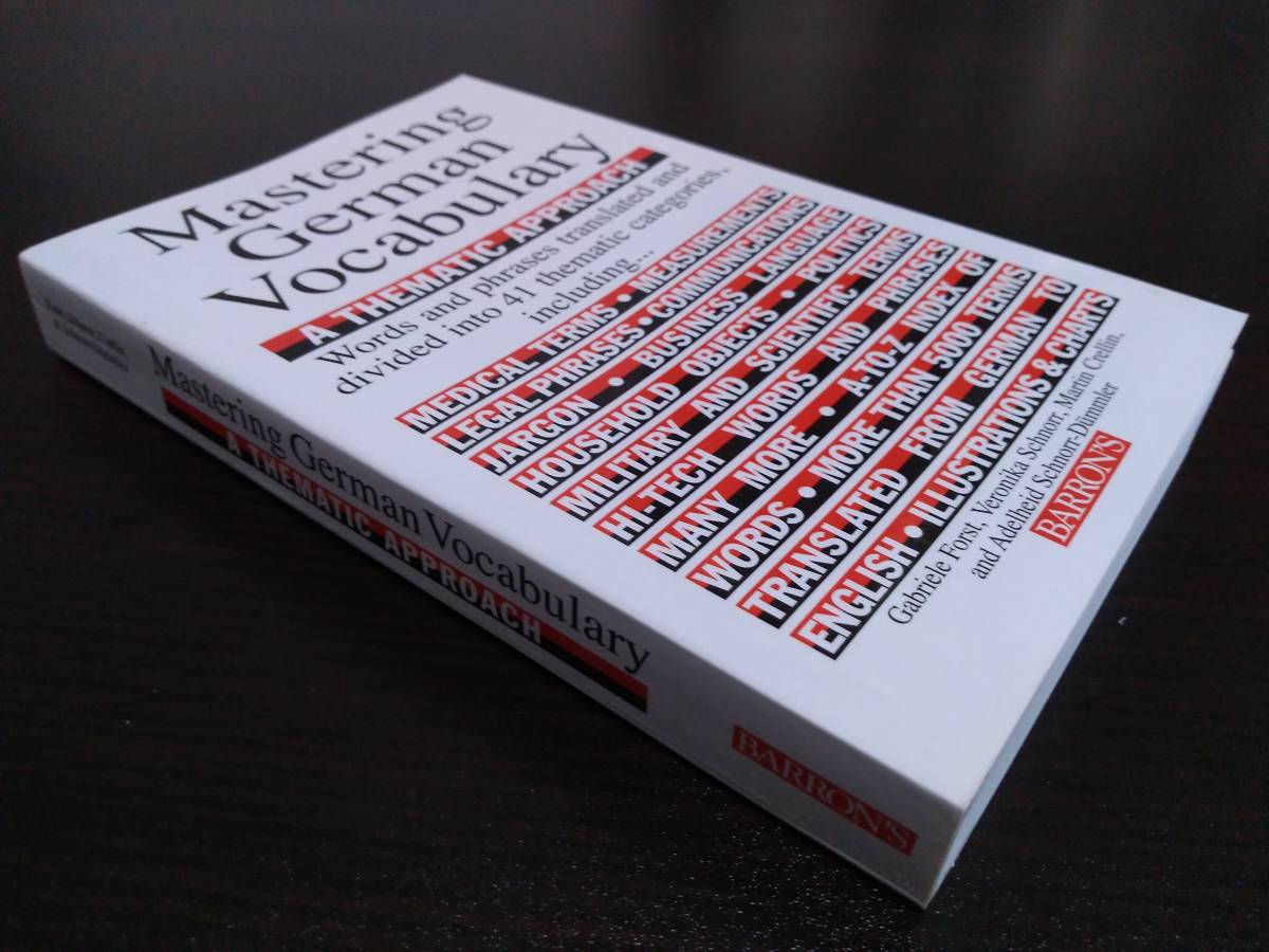 洋書 ドイツ語テーマ別語彙集（英語） Mastering German Vocabulary: A