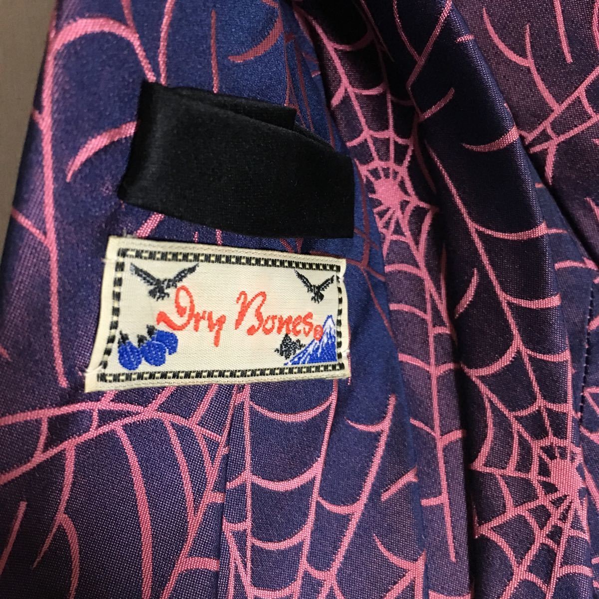 DRY BONES ドライボーンズ スパイダー 蜘蛛の巣 ネクタイ / ロカビリー