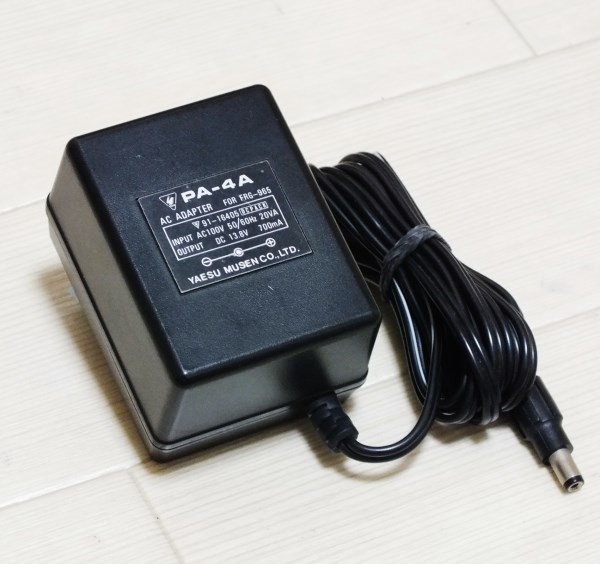 YAESU FRG-965 ワイドバンドレシーバ ACアダプタ 取扱説明書付