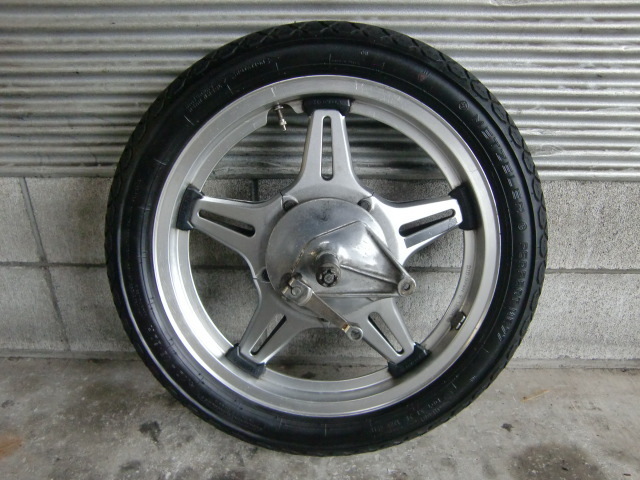 cb250t cb400t リア コムスターホイール18インチ CB250T 純正コムスターホイール CB250N 当時物 純正 コムスター リア