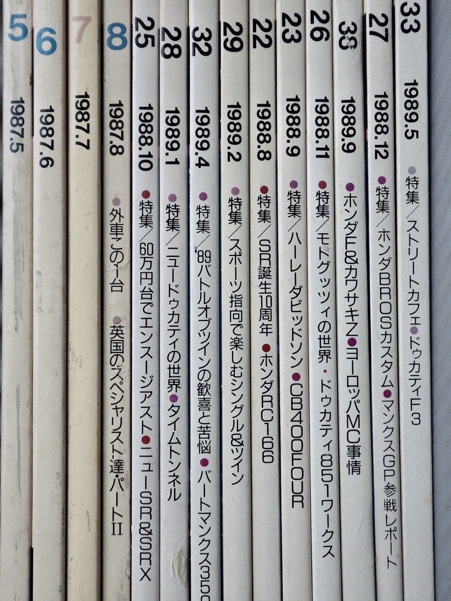 ワケあり バイク雑誌 Clubman クラブマン 1987 19年 バラ14冊セット ネコ パブリッシング ハーレー ホンダf ドゥカティ の落札情報詳細 ヤフオク落札価格情報 オークフリー スマートフォン版