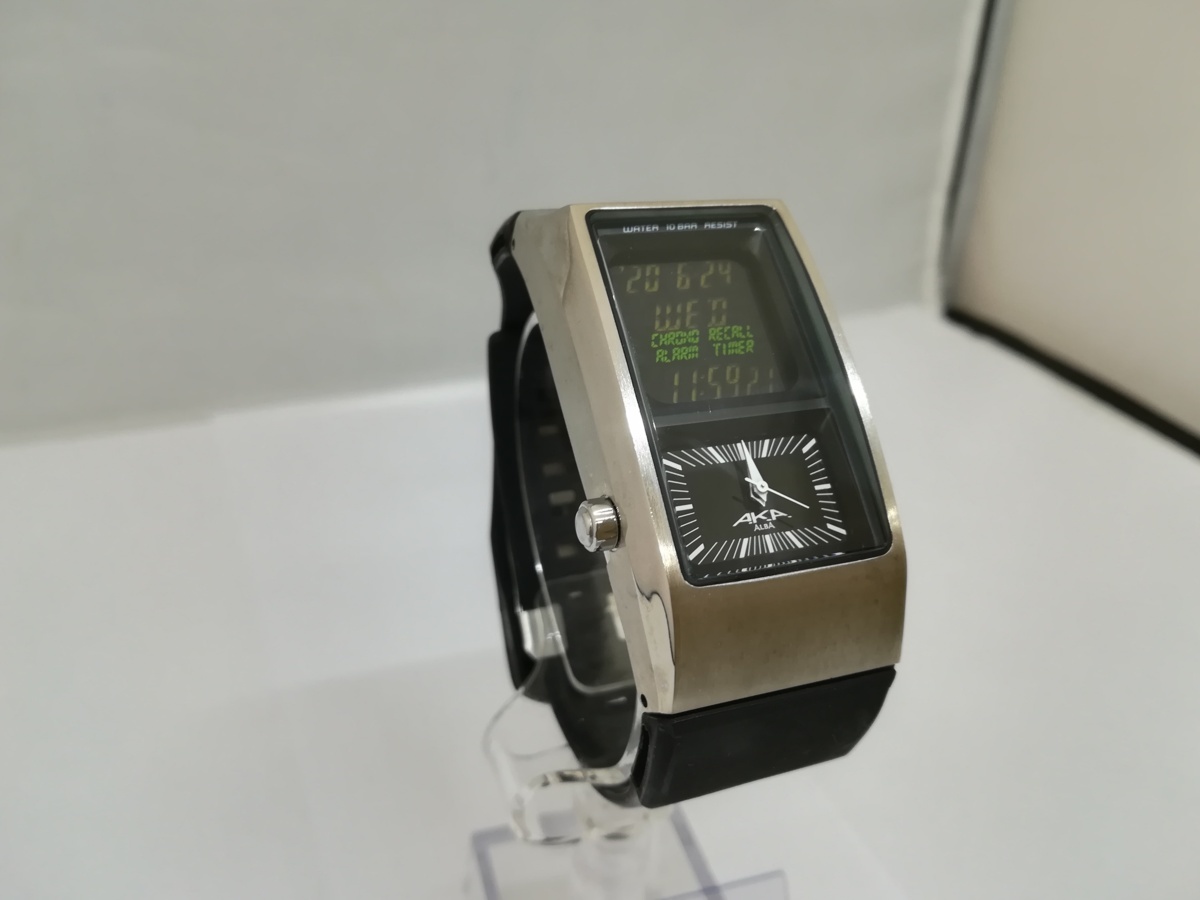 SEIKO ALBA AKA【V091-5010】デジアナ腕時計 中古】SEIKO ALBA aka