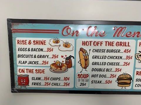 新品】DINER ROUTE66 アメリカンダイナー メニューボード 価格表 看板