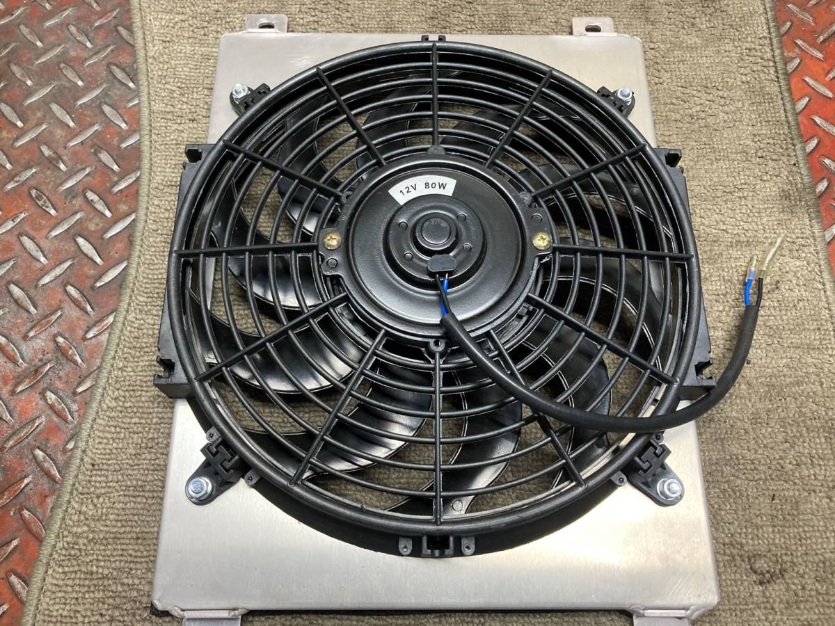 スズキ ジムニー JA11汎用電動ファン　アルミファンシュラウド付き 電動ファン スズキ ジムニー JA11など汎用電動ファン アルミファン