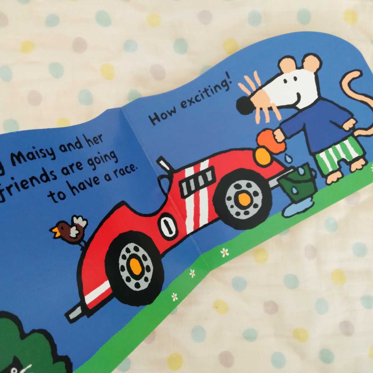 新品 新品 メイシー 英語 乗り物絵本 Maisy S Race Car の落札情報詳細 ヤフオク落札価格情報 オークフリー スマートフォン版