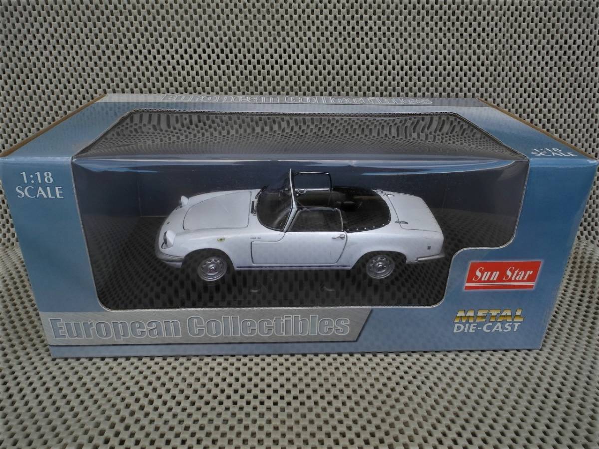新品】☆1/18☆1966 ロータスエラン オープンコンバーチブル 白：新品 