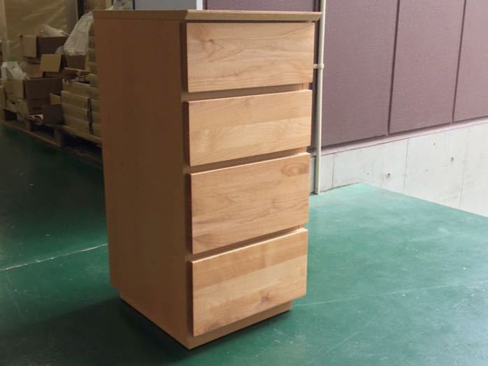 幅40 5 4段 チェスト 小物 小物収納 収納 おしゃれ 北欧 ナチュラル お洒落 引出し レール付き アルダー材 天然木 オイル塗装 の落札情報詳細 ヤフオク落札価格情報 オークフリー スマートフォン版