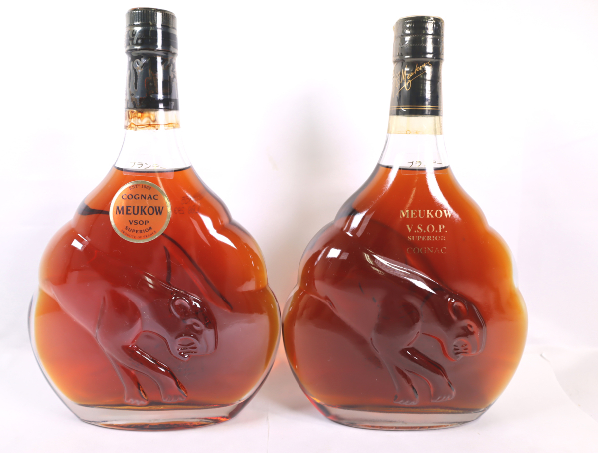 meukow ミュコー VSOP・XO ブランデー3本セット ブランデー