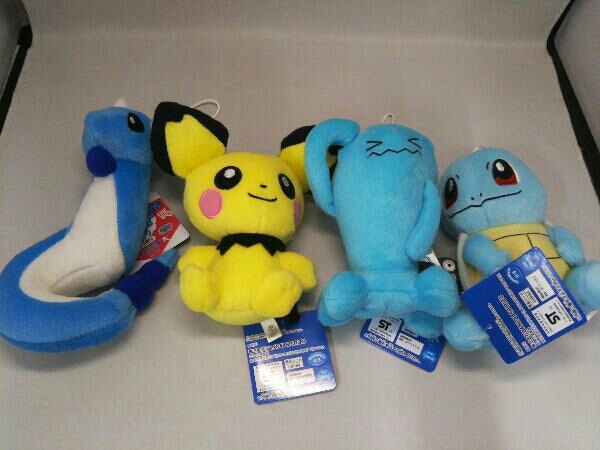ポケットモンスター しっぽみてみて ぬいぐるみ ゼニガメ ハクリュー ピチュー ソーナンス 全４種セット の落札情報詳細 ヤフオク落札価格情報 オークフリー スマートフォン版