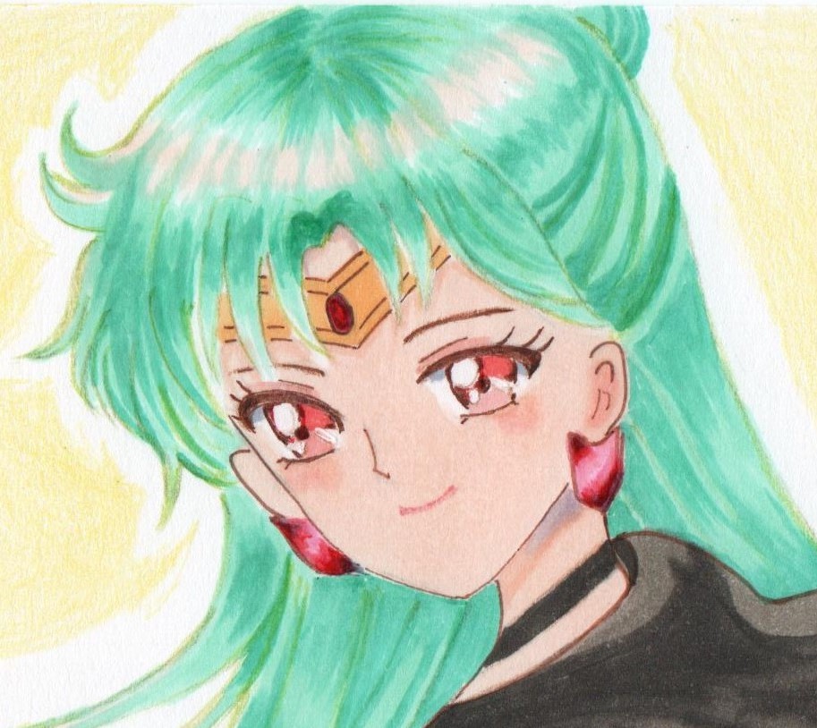 手描きイラスト　セーラープルート　キック 手描きイラスト セーラープルート キック （新品】同人手描き